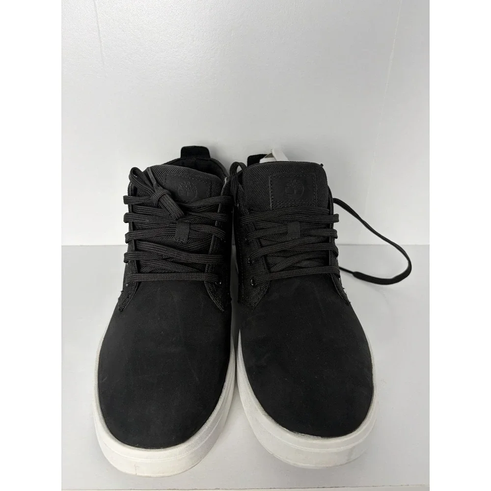 Timberland Davis Square Chukka Black Nubuck Men's Size 9 TB0A1015 With Box